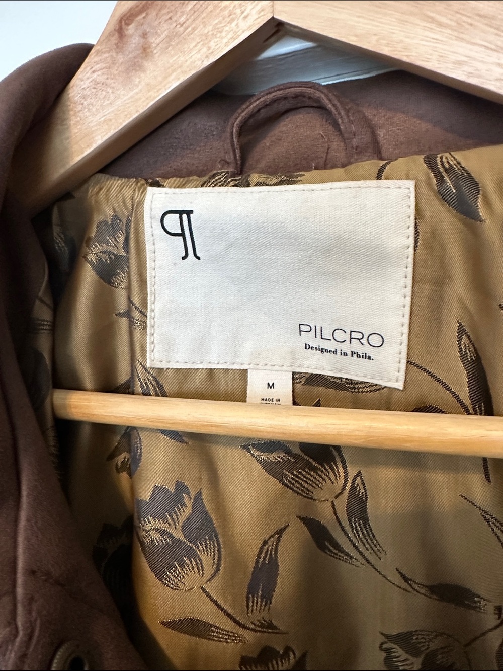 Pilcro Brown Suede-Look Utility Jacket - Picture 2 of 6